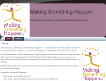 Tablet Screenshot of makingsomethinghappen.org